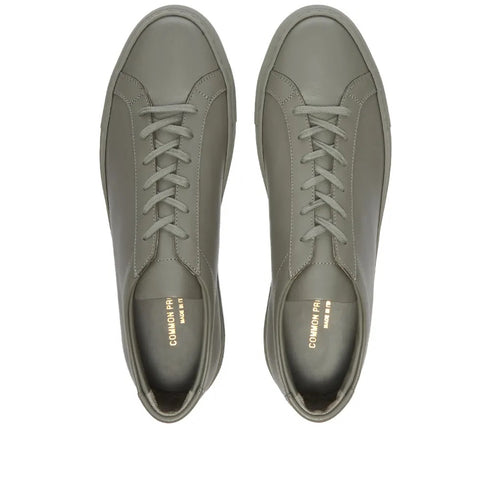 Common Projects Original Achilles十字紋牛皮灰色球鞋